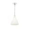 Z-Lite Alaric 1 Light Pendant, 10in. W x 10.75in. H, Polished Nickel 3042P10-PN - alternate 4